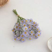 6/30 Peças Flores de Margarida Artificiais - Margaridas de Tecido Falso, Decoração de Flores Silvestres de Primavera para Festa, Casa e Escritório, Casamento e Noivado, Sem Vaso Incluído, Decoração Doméstica, Sala de Estar, Dia das Mães, Decoração de Mesa, Decoração de Outono
