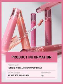 Rom&nd Romand Glasting Color Gloss, Suitable For Everyday Use