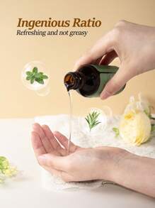 PAORPEVM 1/2PCS Rosemary Mint Hair Oil, Scalp And Hair Strengthening Oil Suitable For All Hair Types, Moisturizes Dry And Damaged Hair To Make Hair Smooth And Shiny, Two Styles Shipped Randomly