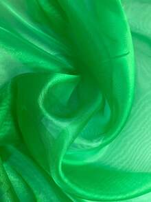 Crystal Organza Fabric Width 1.50m - Green Flag - View 1