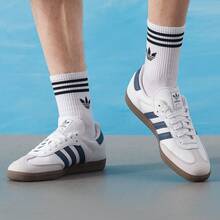 Adidas Originals Women's 2026 New SAMBA OG Fashion Casual Sneakers Low-Top Trainers Retro Shoes T-Toe Shoes White Shoes JH5688 - White - View 2