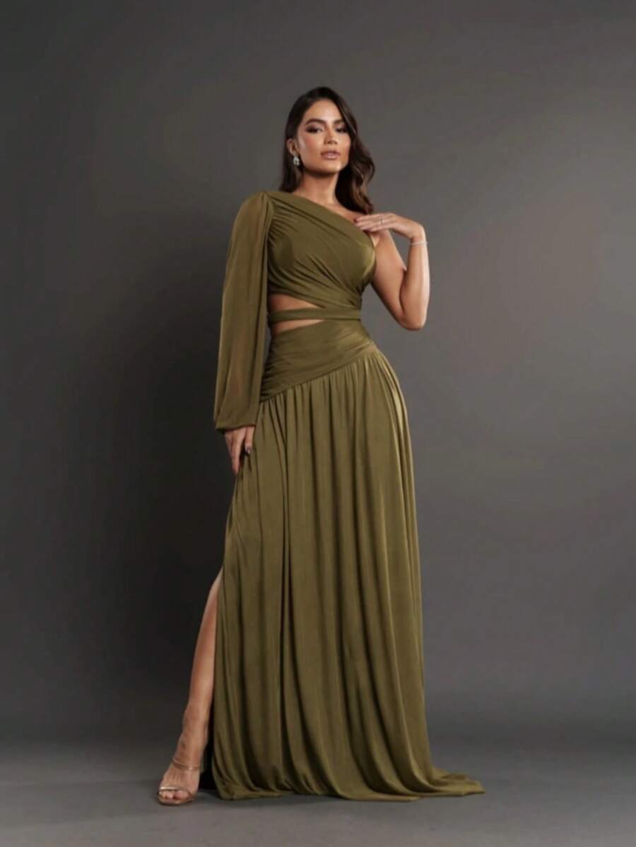 Bridesmaid Dresses - Olive Green - View 1