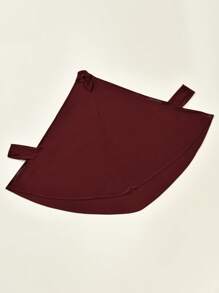 1 Peça Acessório Abaya Feminino, Véu Grande Macio e Liso para Cobrir o Queixo, para Peregrinação, Lenço de Cabeça Turbante com Mangas