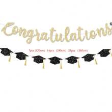 7/14/21PCS Customizable Room Decor, Graduation Decorations, Personalized Gifts, Custom Flags For Bedroom, Custom Graduation Banner, Graduation Gift, Room Decoration Ideas, Custom Banner, Custom Flags For Graduation Party - Multicolor - View 3