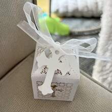 50 piezas, cajas de regalo de caramelos para decoración de bautizo, cumpleaños, duchá, suministros para pequeños negocios, cajas de embalaje, decoraciones para bodas, regalos, cajas de regalo, decoraciones de boda para recepción, regalos para invitados de la boda