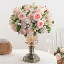 3 Bunches Artificial Peony Hydrangea & Chrysanthemum Bouquet, Real Touch Faux Flowers, Bridal Hand Bouquet,Home Office Decor, Flower Arrangements Artificial Centerpiece, Outdoor Garden Yard Wedding Birthday Bridal Shower Decor,Fall Decor,Autumn