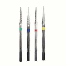 1pc Cuticle Nail Drill Bit, Safety Tungsten Carbide Cuticle Remover Drill Bit Under Nail Cleaner Dead Skin Nail Prepare 3/32" For Electric Nail File - Multicolor - View 4