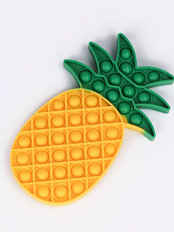 Gelbe Ananas Bubble Stress Relief Fidget Spielzeuge, Fingerspitzen-Spielzeug, modische Bubble-Pop-Spielzeuge für Erwachsene & Kinder, Party-Spiel-Dekorationen, Weihnachts-/Halloween-Geschenke, spaßige und modische Spielzeuge für Kinder & Erwachsene