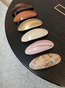 1Pc Korean Style Metal Clip Hair Accessory, Elegant Hairpin Barrette For Daily Wear, Holiday Gift Hair Accessories, For Women, Fall, Travel, Hair Tools, Accessories Women, Hair Stuff, Fall, Hair Accessories Women, Hair Tools, Hair Stuff, Stuff, Beauty Accessories, Gifts, Travel, Gifts For Women, Hair Stuff, Stocking Stuffers