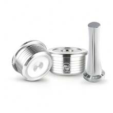 iCafilas Cápsulas de café reutilizables de acero inoxidable, accesorios de café compatibles con Delta Q, para volver al colegio