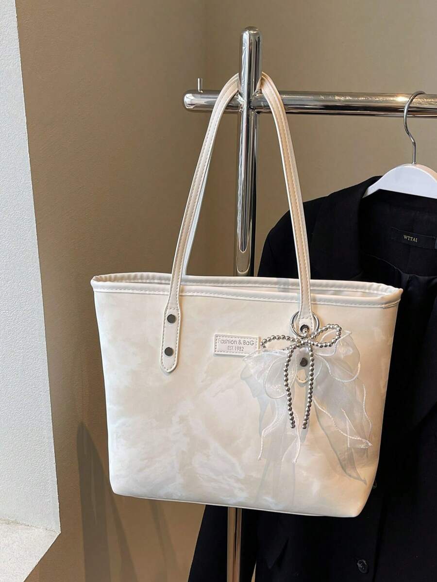 Fashion New One Shoulder Tote Bag, Casual Large Capacity Women Handbag