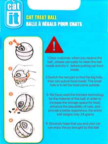 Dispensador de comida interactivo para gatos en forma de bola espiral, juguete para masticar para mascota, alimentador de golosinas con rompecabezas entretenido