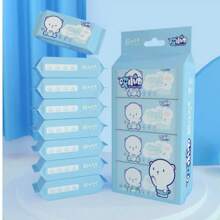 8pcs/Pack Adult Daily Cleansing Wet Wipes, Travel Size. Natural Formula, Safe & Unscented.