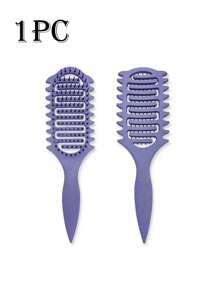 1 pièce Nouvelle brosse bouclante améliorée avec des poils et un design spécial, brosse bouclante spécialement conçue pour les cheveux bouclés, pour façonner et coiffer les boucles pour hommes et femmes, réduisant les tiraillements et la séparation des boucles. Brosses à cheveux, peignes, outils capillaires, produits et accessoires capillaires pour les essentiels de voyage de salon de coiffure, de retour à l'école, de vacances, accessoires capillaires pour femmes