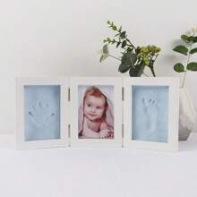 Handprint Casting Kit For Newborn Baby, Soft Clay Inkpad For Kids, Infant Shower Keepsakes, DIY Imprint Gift