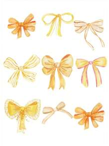 1 pièce Décoration murale de peinture sur canevas avec image d'art imprimée d'un beau papillon moderne, nœud ruban. Décoration pour salon, maison, bureau, cadeau pour fête ou anniversaire. Cadre en option