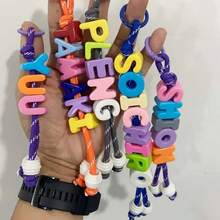 2D Flat, 1pc Custom Colorful Name Backpack Charm, Personalized Birthday Gift, New Year/Valentine's Day Present, Festive Keepsake, Funky Acrylic Design With Vibrant Letters And Numbers, Perfect For Men's Fashion Accessories, Bag Charm Playful Lettering Christmas Keyring Customized Gifts Keychain Personalised Keyring (Random Color Of Letters), Look Glamour, New Year Glamour