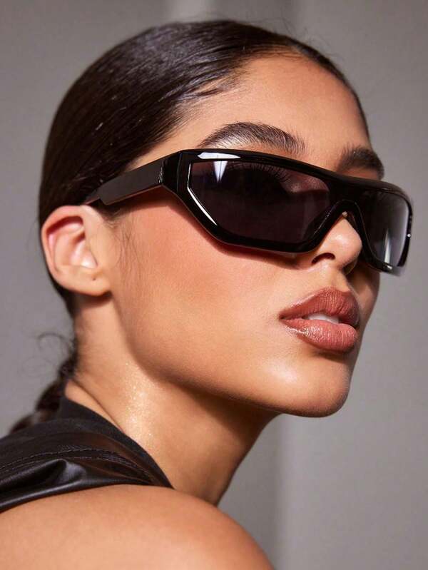 Women's Cute, Y2K, Street Style Full Frame Fashion Glasses, Suitable For Casual, Concert/Festival,School