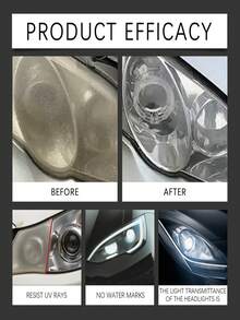 Spray de limpieza de faros del coche - Mantenimiento de faros del coche, limpia, pule y abrillanta los faros