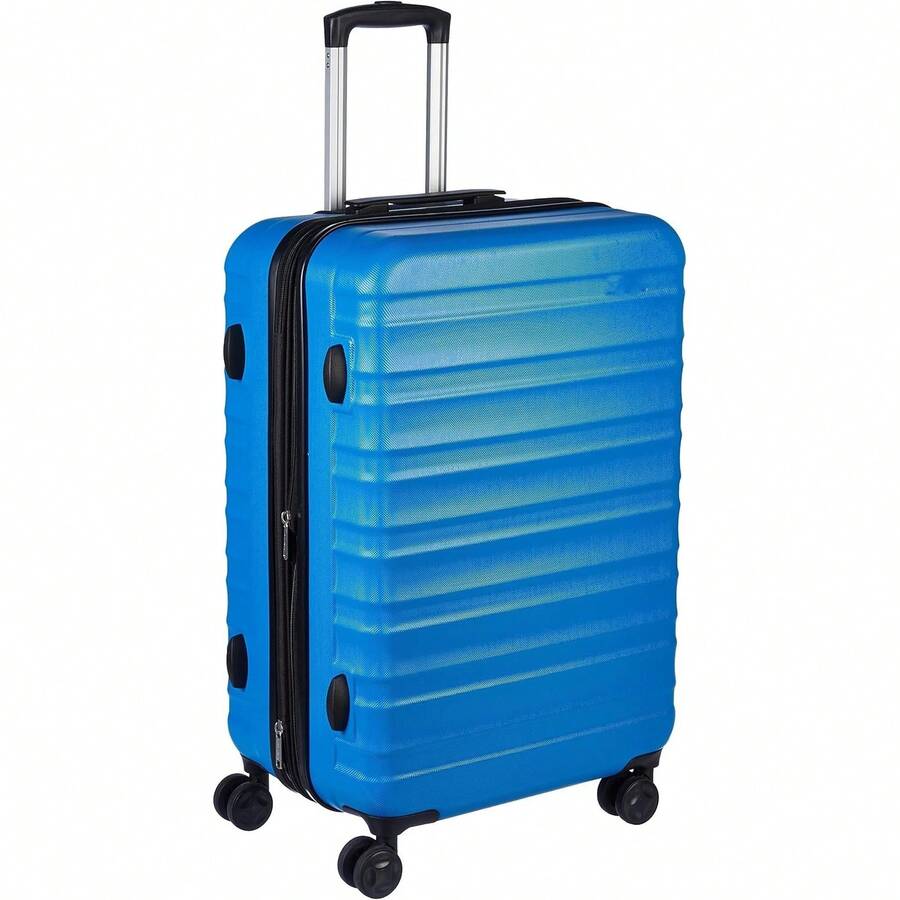 Hardside Luggage ABS Hard-Shell Spinner/Suitcase With 4 Wheels, 68 Cm, Light Blue - Light Blue - View 1