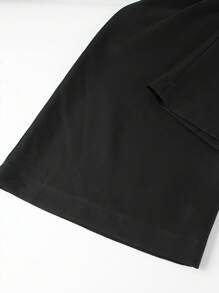 Las mujeres de color sólido sin espalda recta de pierna ancha de cintura a medida mono, elegante temperamento delgado pantalones conjunto de boda del partido / conferencia diaria elegante desgaste preferido