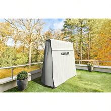 Heavy-Duty Weatherproof Indoor/Outdoor Table Tennis Table Cover, Grey (7033-100) - Silver - View 4