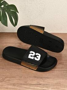 Pantuflas de suela blanda talla grande para hombre de la Primavera y Verano 2025, tallas pequeñas del 36 antideslizantes, resistentes al desgaste y livianas. Pantuflas casuales de interior talla 47 y sandalias de playa de exterior talla 48
