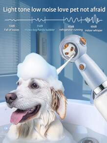 جهاز تفريغ رغوة جديد للحيوانات الأليفة، صانع رغوة كهربائي لشامبو القطط والكلاب، تشغيل بلمسة واحدة، إنتاج رغوة تلقائي، فقاعات دقيقة للتنظيف الشامل، حجم رغوة قابل للتعديل، منخفض الضوضاء، صديق للحيوانات الأليفة
