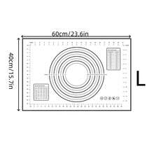 硅胶烘焙垫，1 包硅胶面团揉面垫，防滑，适用于火锅/饼皮/披萨/饼干/面包烤箱内衬厨房台面