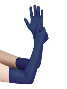 D EXCEED 1/2Pcs 1920s Long Opera Party Gloves For Women 20s Satin Gloves Costumes Elbow Length Bridal Evening Dress Accessory For Costume Party Engagement And Wedding Party