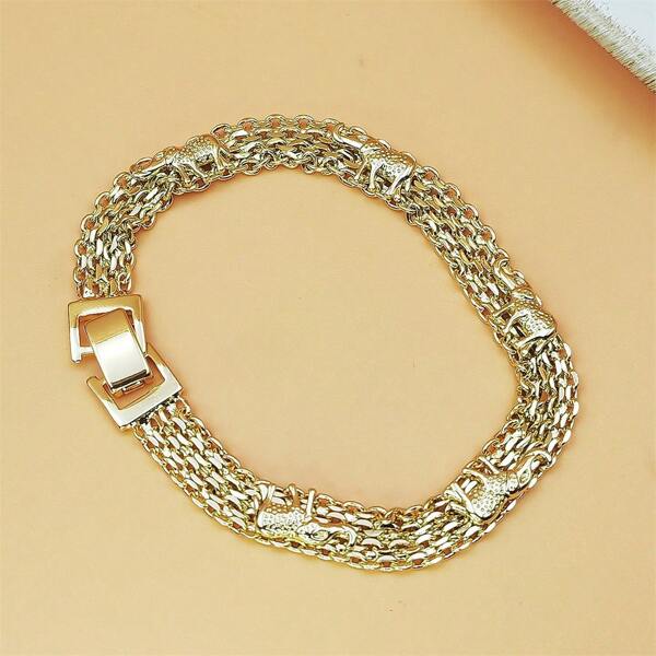 Pulsera minimalista multifuncional con hebilla en forma de herradura