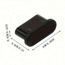 10 miếng silicon bảo vệ cổng sạc Type-C chống bụi - Vỏ bảo vệ - Nhiều màu - Xem 4