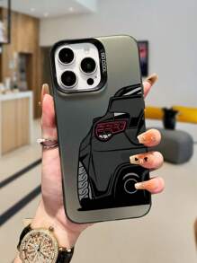 1pc Sports Car Pattern Soft TPU Edge Phone Protective Case Compatible With IPhone13/15/14/13/12/11/16/Galaxy/Redmi/OPPO/VIVO/INFINIX