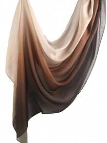 1件装女士时尚休闲扎染透气头巾发带，可搭配连衣裙