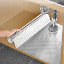 Papel pintado para cocina a prueba de aceite, pegatina protectora para salpicaduras, papel de aluminio autoadhesivo plateado, revestimiento para armarios resistente al agua y al calor, papel tapiz adhesivo para decorar la pared de la cocina, accesorios y decoración para la cocina
