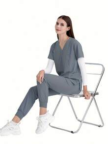 High Quality Scrub Uniform Jogging Pant Pet Grooming Doctor Work Clothes Health Care School Accessories Nursing Workwear