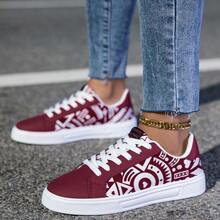 Women's Sneakers, Casual Sports Sneakers For Men, Breathable Versatile Skateboard Shoes, Women's Athletic Shoes, Graffiti Uppers, Size 36-45