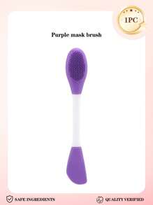 16pcs 2-In-1 Double-Sided Cleansing Brush Tool, Includes Dual-Head Manual Cleaning Brush & Face Mask Mixing Bowl Set, Reusable Cleaning Kit For Daily Skin Care Face Cleansing And Mask Preparation. Silicone Face Mask Brush And Mixing Bowl, Skin-Friendly, Soft And Flexible, No Odor Or Deformation. Lightweight And Portable, Suitable For Home And Travel Use.