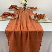 One Piece Terracotta Spring Summer Boho Table Runner 16x118 Inches Wedding Runner Thanksgiving Christmas Bridal Shower Birthday Home Decor Holiday Decorations
