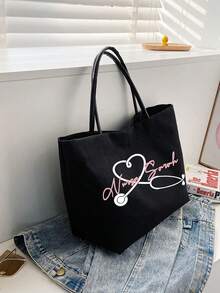 Niestandardowa torba z motywem pielęgniarki - niestandardowa torba z imieniem dla pielęgniarek, prezenty dla pielęgniarek, torba dla profesjonalistów medycznych, codzienna torba do pracy, spersonalizowany prezent dla pielęgniarki, spersonalizowana torba na ramię dla pielęgniarki, prezenty dla pielęgniarek, torba do pracy pielęgniarki, torba dla profesjonalistów medycznych, prezent dla pracownika służby zdrowia, torba z niezbędnymi rzeczami dla pielęgniarki, prezent na ukończenie szkoły przez pielęgniarkę, torba dla personelu szpitalnego, prezent do szkoły pielęgniarskiej, prezent dla pielęgniarek - Wielokolorowe - Zobacz 7