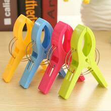 4/8pcs Plastic Powerful Anti-Blowing Clips, Large Clothes & Bedding Drying Clips, Multi-Function Non-Slip Clips, Household Clothes Drying Clips, Windproof Clips - Multicolor - View 8