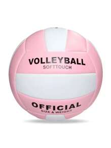 1pc Super Soft Official Size 5 Volleyball, Suitable For Outdoor/Indoor/Pool/Gym Training, High-Quality Volleyball Equipment, Durable & Stable, Waterproof For Beach Games & Training