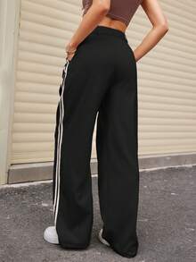 Women's Pants/Women's Casual Pants/Fashion/Hot. Carnival 2025. Anita Carnival. Pants, High Waisted, With Pockets, Romantic Fabric, Bell Bottoms, Wide Leg, Sweatpants, Women's High Waisted Jeans, Lycra Cotton Polyester Spandex, Women's Black Premium High Waisted Wide Leg Pants, Black Lycra Spandex Twill Pants, Premium High Waist Slim Fit, Women's Pants, Tailored, Jogger Pants, Linen, Women's Wide Leg Pants, Exposed Navel, Women's Lycra Spandex, Wide Leg Pants, Duna Fashion Buttons, Duna High Waisted Dress Pants, Stretch Zipper And Buttons, Unlined, Women's High Waisted Pants With Pockets, Super Stylish, Modal, Elegant, Formal, Blogger, Hip Lift, Super Wearable, Colorful - 黑色 - 查看 2