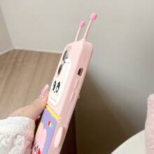 1pc Cartoon Heart Robot Case, Shock-Proof Soft Silicone Protective Cover Compatible With Iphone 13/14 Pro Max, 11/12, Cute Compatible With Apple IPhone 15 / P50 Pro, P60, P70, Mate 60, Mate 70 Pro