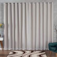 Cortina Blackout em Tecido Grosso Original 4,00 x 2,80 Com Voil Sala Quarto Corta Luz