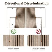 2-Pack Extra-Long Self-Adhesive Acoustic Wall Panels (94.5"X11.8") – Noise-Reducing & Stylish Wall/Ceiling Panels | Tool-Free Installation, Lightweight & Easy To Cut | Perfect For Home Theater, Studio, Living Room, Bedroom