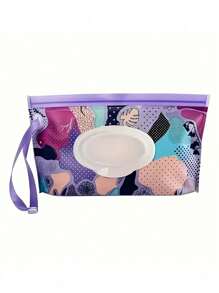 2pcs/Pack Baby Wipes Refill Bags, Portable Flip-Top Wet Wipes Pouches, Self-Sealing Wipes Storage Bags (Random Color & Style)