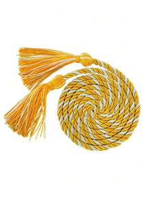 1/3 pièces Casquette académique et gland/Sangle d'épaule décorative/Cordon d'honneur/Toque de graduation/Toque doctorale/Tenue de graduation/Lycée/Université/Écharpe de graduation de couleur unie/Honneur en satin