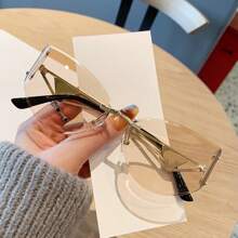 New Frameless Butterfly Fashion Glasses Female Exquisite Fashion Fashion Glasses Men's Fashion Glasses Women's Fashion Glasses