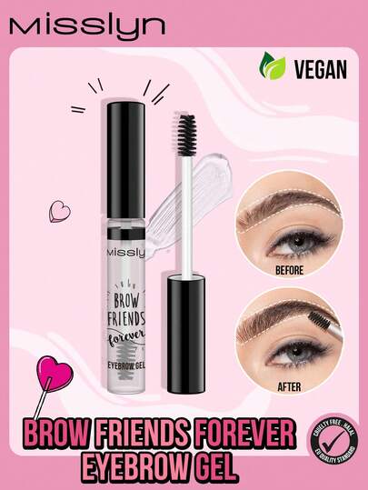 Misslyn Gel per sopracciglia Brow Forever: Gel per sopracciglia Brow Forever, crea uno sguardo definito, separa sopracciglia e ciglia per uno sguardo lucido, lunga tenuta, senza residui, sopracciglia tridimensionali, facile da usare. Trucco Y2K, vegano, senza crudeltà. Adatto per feste, spiaggia, viaggi, vacanze, campeggio, all'aperto, regali, moda rosa, Capodanno, cosmetici, cosplay, migliori viaggi, festival, colori, università, scuola, fascino, vibrazioni, Capodanno cinese, regali di San Valentino.